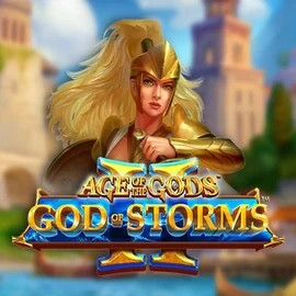 Age Of The Gods: God Of Storms 2 casino game by Playtech – featured logo at Vegas Nova Casino