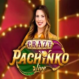 Official Live Casino logo: Crazy Pachinko by Evolution at Vegas Nova Casino