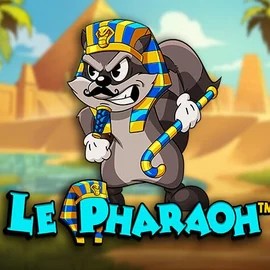 Slots logo of Le Pharaoh from Hacksaw Gaming at Vegas Nova Casino