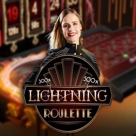 Lightning Roulette game by Evolution – logo hosted on Vegas Nova Casino