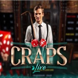Live Craps slot visual from Evolution available on vegasnovacasino.de