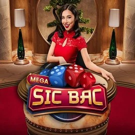 Mega Sic Bac online game logo by Pragmatic Play on vegasnovacasino.de