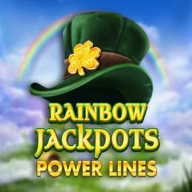 Rainbow Jackpots Power Lines logo – Jackpots by Red Tiger Gaming at Vegas Nova Casino