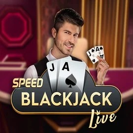 Speed Blackjack logo by Pragmatic Play at Vegas Nova Casino